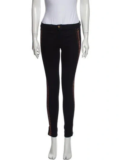 Pre-owned Rag & Bone Mid-rise Skinny Leg Jeans In Blue