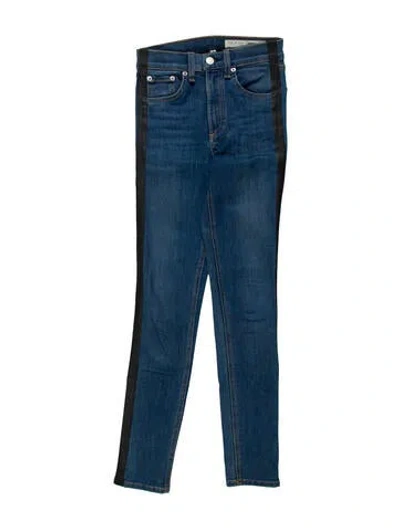 Pre-owned Rag & Bone Mid-rise Skinny Leg Jeans In Blue