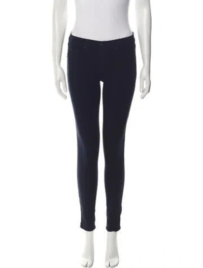 Pre-owned Rag & Bone Mid-rise Skinny Leg Jeans In Blue