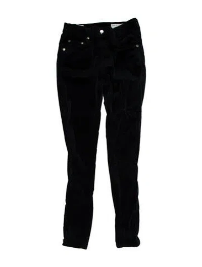 Pre-owned Rag & Bone Mid-rise Skinny Leg Jeans In Blue