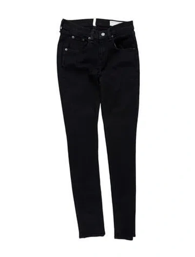 Pre-owned Rag & Bone Mid-rise Skinny Leg Jeans In Blue