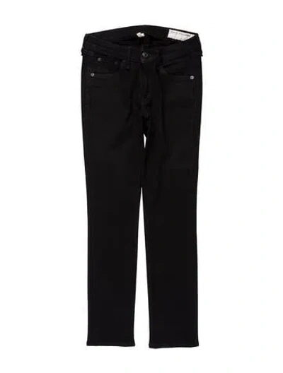 Pre-owned Rag & Bone Mid-rise Skinny Leg Jeans In Blue