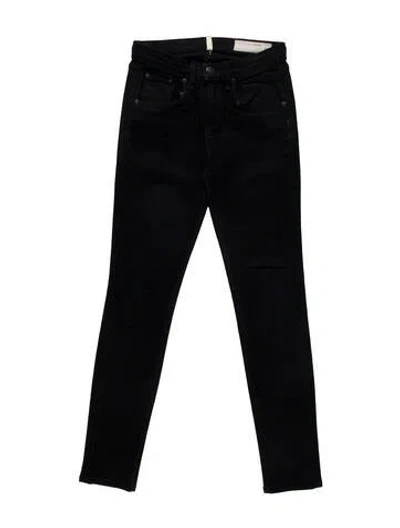Pre-owned Rag & Bone Mid-rise Skinny Leg Jeans In Blue