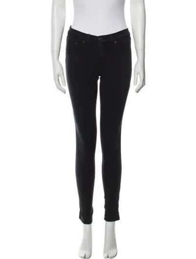 Pre-owned Rag & Bone Mid-rise Skinny Leg Jeans In Blue