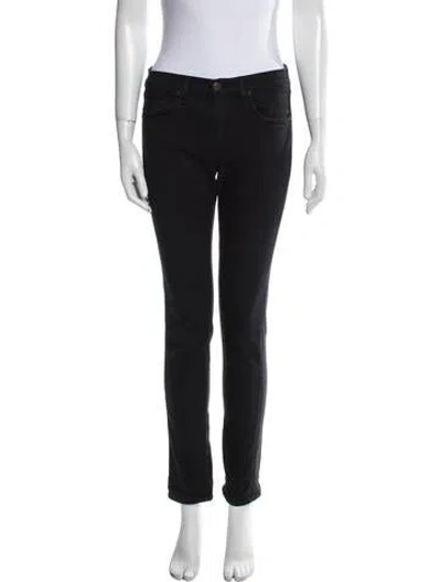 Pre-owned Rag & Bone Mid-rise Skinny Leg Jeans In Blue