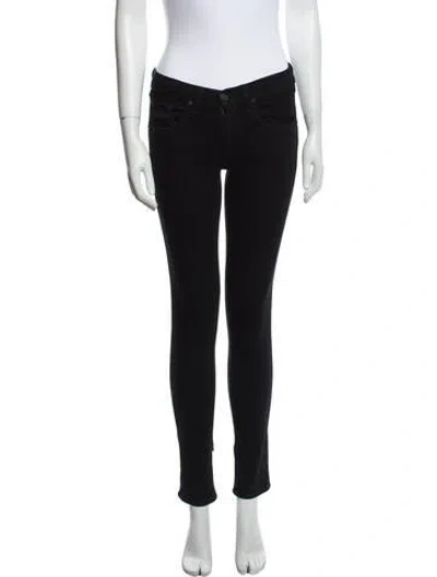 Pre-owned Rag & Bone Mid-rise Skinny Leg Jeans In Blue