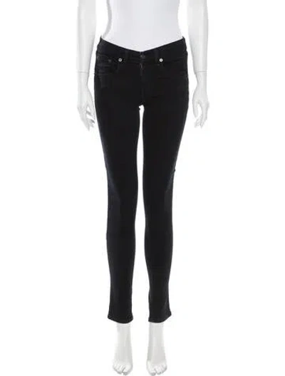 Pre-owned Rag & Bone Mid-rise Skinny Leg Jeans In Blue