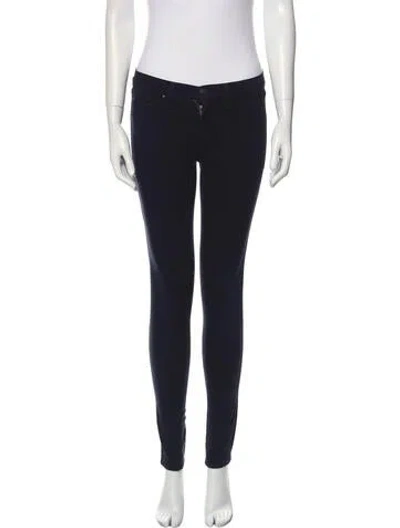 Pre-owned Rag & Bone Mid-rise Skinny Leg Jeans In Blue