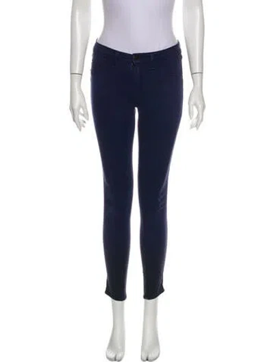 Pre-owned Rag & Bone Mid-rise Skinny Leg Jeans In Blue