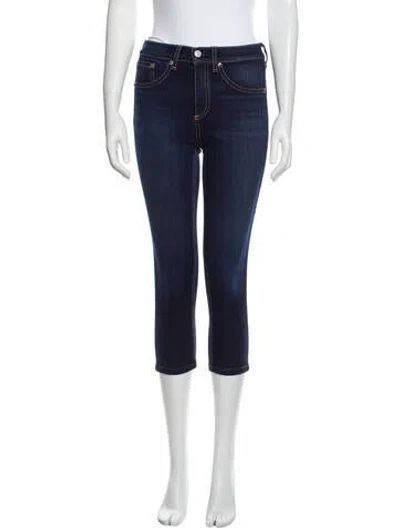 Pre-owned Rag & Bone Mid-rise Skinny Leg Jeans In Blue