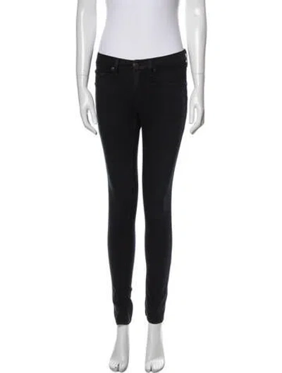 Pre-owned Rag & Bone Mid-rise Skinny Leg Jeans In Blue