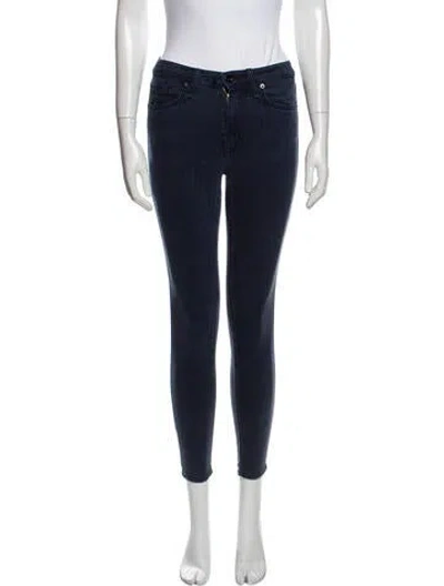Pre-owned Rag & Bone Mid-rise Skinny Leg Jeans In Blue