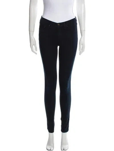 Pre-owned Rag & Bone Mid-rise Skinny Leg Jeans In Blue