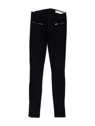 Pre-owned Rag & Bone Mid-rise Skinny Leg Jeans In Blue