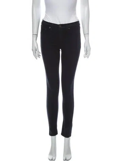 Pre-owned Rag & Bone Mid-rise Skinny Leg Jeans In Blue