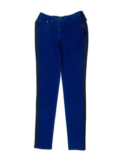 Pre-owned Rag & Bone Mid-rise Skinny Leg Jeans In Blue