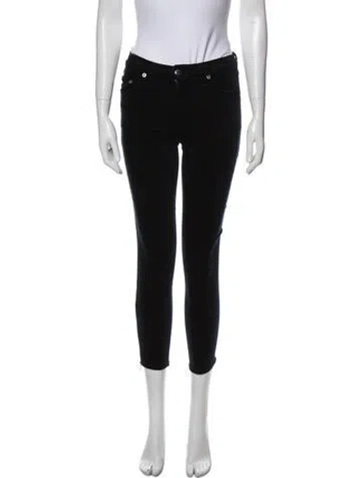 Pre-owned Rag & Bone Mid-rise Skinny Leg Jeans In Blue
