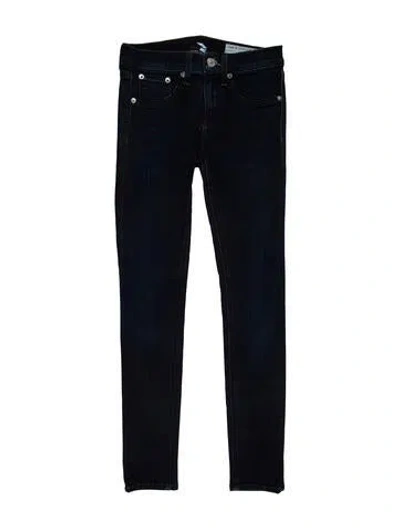 Pre-owned Rag & Bone Mid-rise Skinny Leg Jeans In Blue