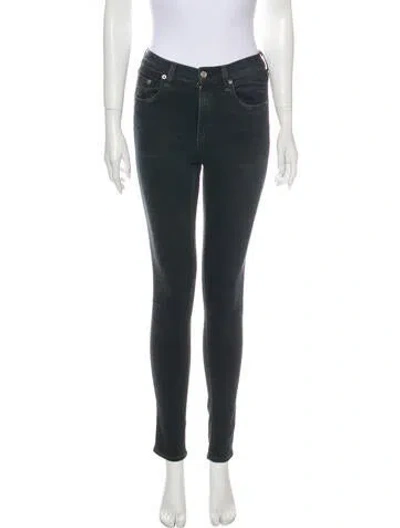 Pre-owned Rag & Bone Mid-rise Skinny Leg Jeans In Blue