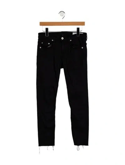 Pre-owned Rag & Bone Mid-rise Skinny Leg Jeans In Blue