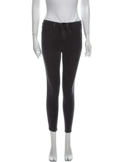 Pre-owned Rag & Bone Mid-rise Skinny Leg Jeans In Gray