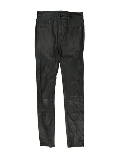 Pre-owned Rag & Bone Mid-rise Skinny Leg Jeans In Gray