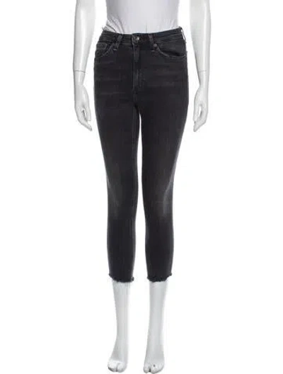 Pre-owned Rag & Bone Mid-rise Skinny Leg Jeans In Gray