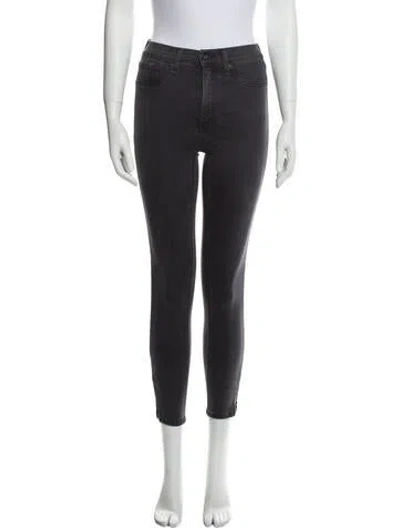 Pre-owned Rag & Bone Mid-rise Skinny Leg Jeans In Gray