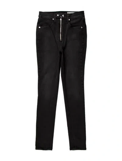 Pre-owned Rag & Bone Mid-rise Skinny Leg Jeans In Gray