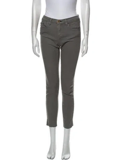 Pre-owned Rag & Bone Mid-rise Skinny Leg Jeans In Gray