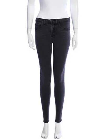 Pre-owned Rag & Bone Mid-rise Skinny Leg Jeans In Multi