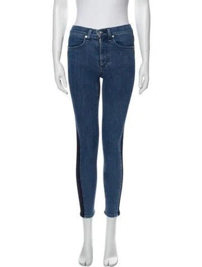 Pre-owned Rag & Bone Mid-rise Skinny Leg Jeans In Multi