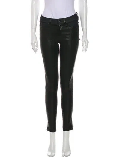 Pre-owned Rag & Bone Mid-rise Skinny Leg Jeans In Multi