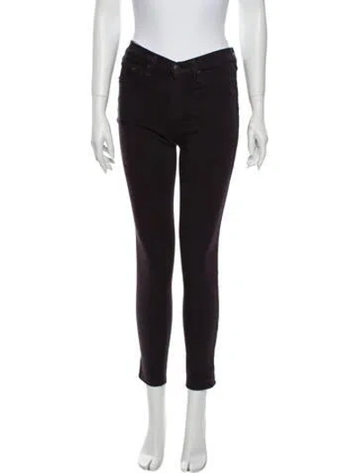 Pre-owned Rag & Bone Mid-rise Skinny Leg Jeans In Purple
