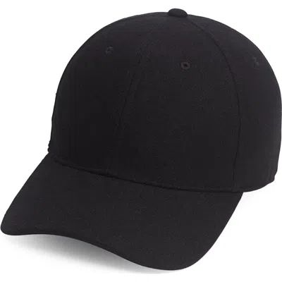 Rag & Bone Miles Wool Blend Baseball Cap In Black