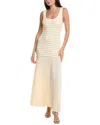 Rag & Bone Millie Stripe Tank Dress In White
