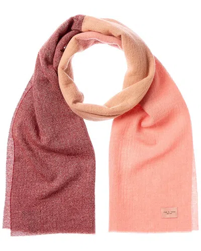 Rag & Bone Millie Wool Scarf In White