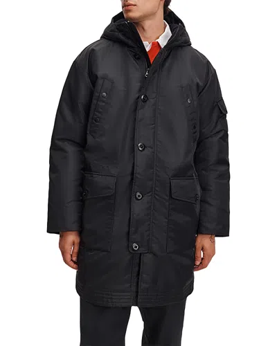 Rag & Bone Milner Hooded Pocket Snorkel Jacket In Black