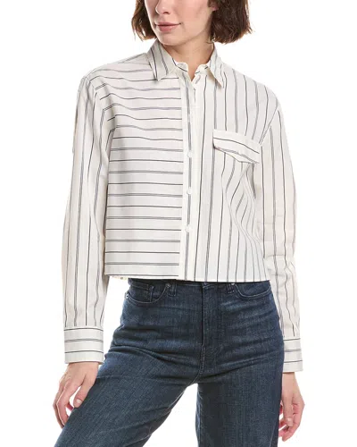 Rag & Bone Mina Multi Stripe Shirt In Gray