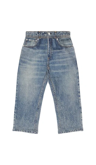 Rag & Bone Mini Miramar Wide Leg In Blue
