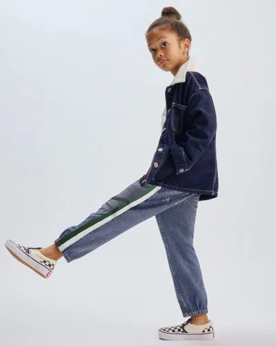 Rag & Bone Mini Rb Miramar Jogger Track Pants In Blue
