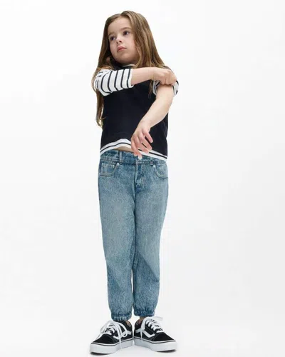 Rag & Bone Mini Rb Miramar Joggers In Blue