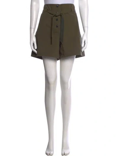 Pre-owned Rag & Bone Mini Shorts In Green