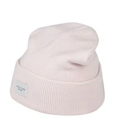 Rag & Bone Minimal Knit Hat In Pink