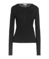 Rag & Bone Minimal Solid Knit Sweater In Black