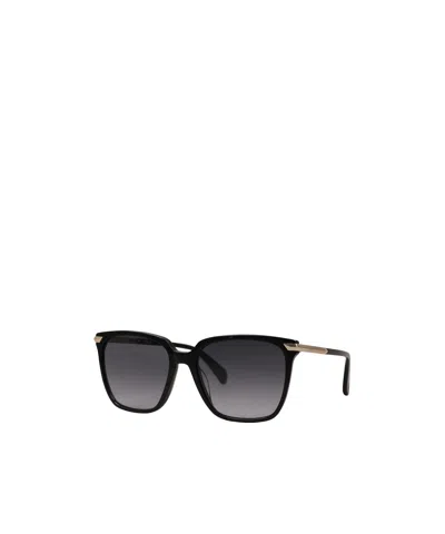 Rag & Bone Minimal Square Sunglasses In Black