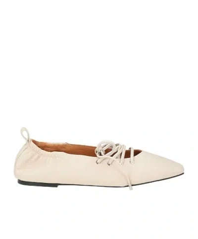 Rag & Bone Woman Ballet Flats Brown Size 8 Leather In Neutral
