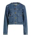 Rag & Bone Minimalist Faded Dark Denim Jacket In Blue