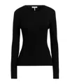Rag & Bone Minimalist Solid Color Knit Top In Black