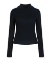 Rag & Bone Minimalist Solid Color Knit Top In Black